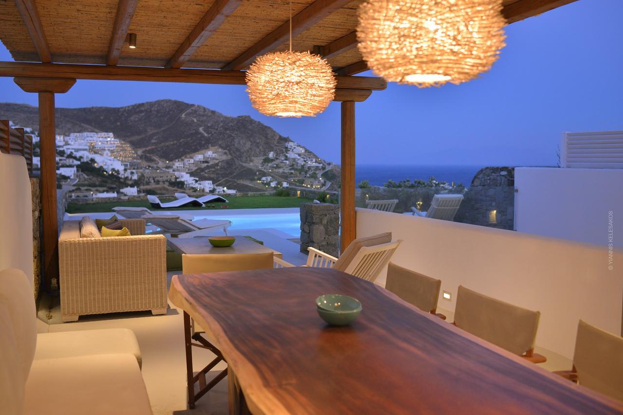 Villa Castalia By Thalassa Residence Mykonos Elia  Exteriör bild