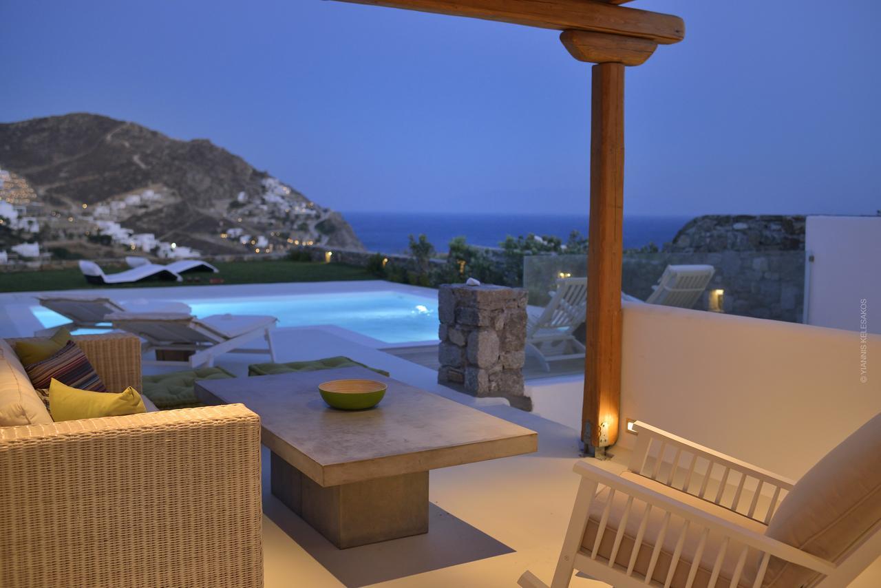 Villa Castalia By Thalassa Residence Mykonos Elia  Exteriör bild