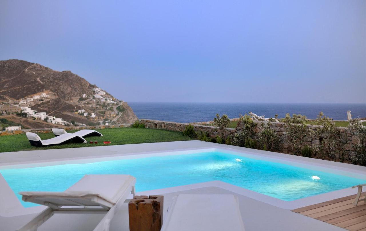 Villa Castalia By Thalassa Residence Mykonos Elia  Exteriör bild
